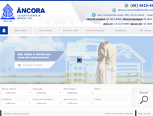 Tablet Screenshot of ancoraimoveis.com